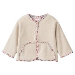Fleece-Jacke kitt mélange 98/104