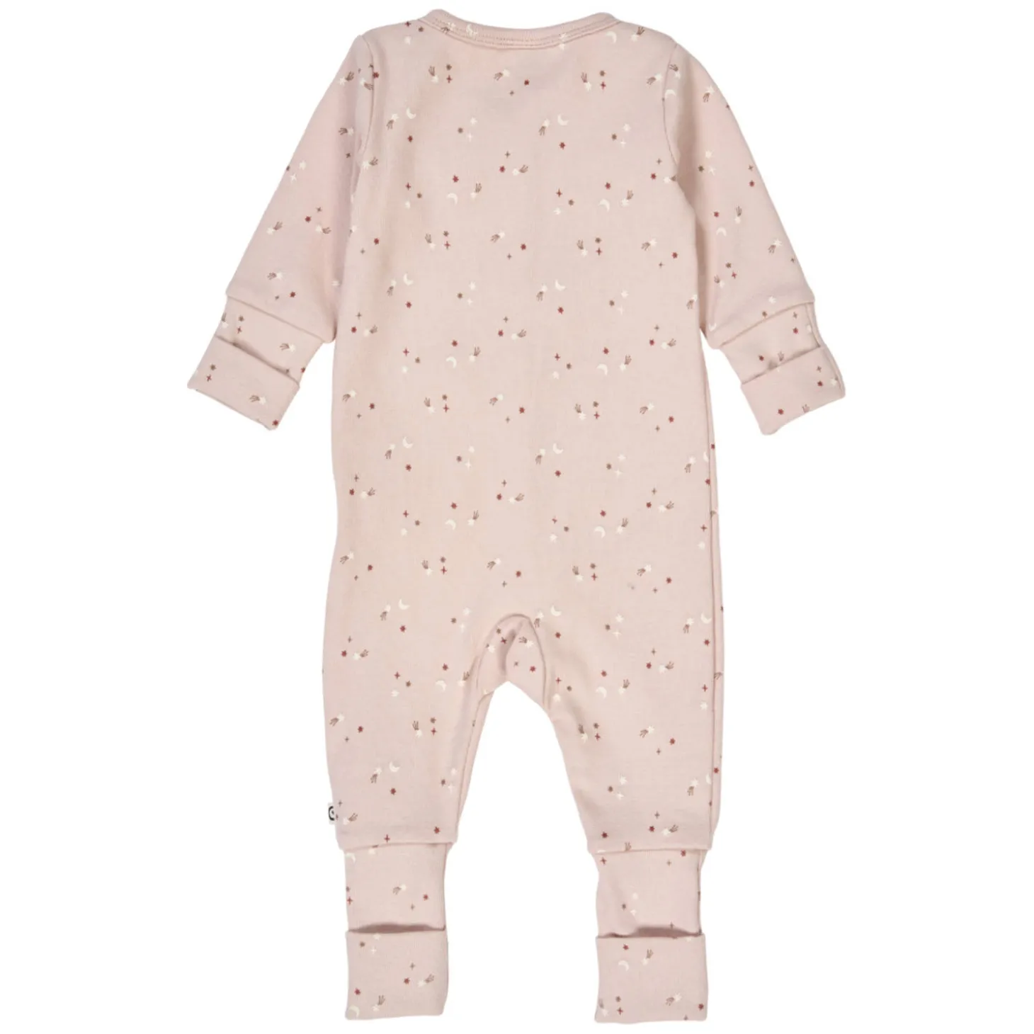 Frühchen-Strampler "Sterne" dusty rose 62