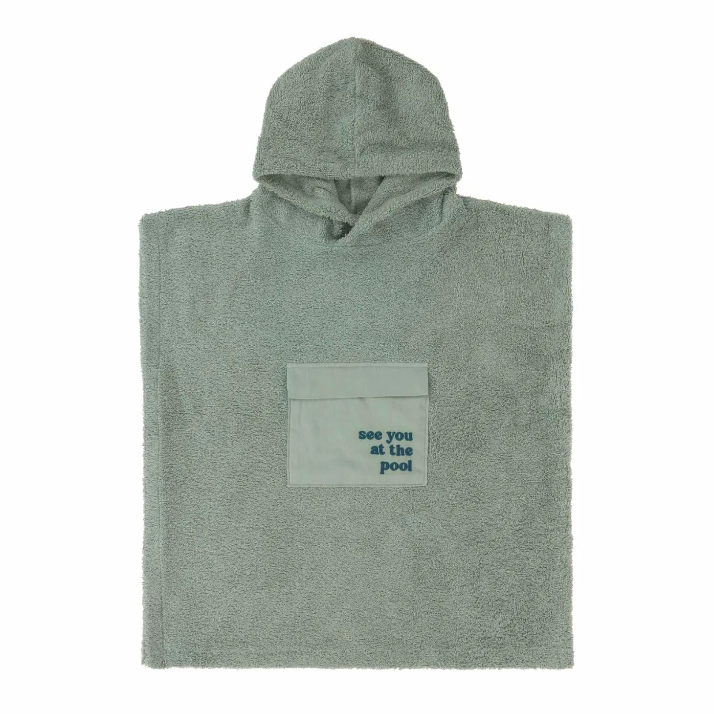 Frottee-Badeponcho khaki