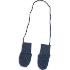Fäustlinge Wollfleece blau