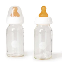 Glas-Babyflaschen Set 120ml Schmalhals