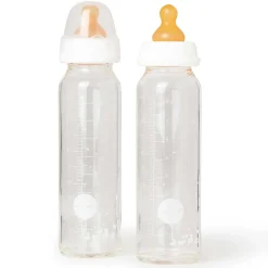 Glas-Babyflaschen Set 240ml Schmalhals