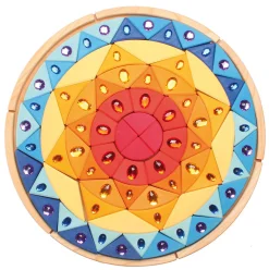 Glitzermandala Sonne