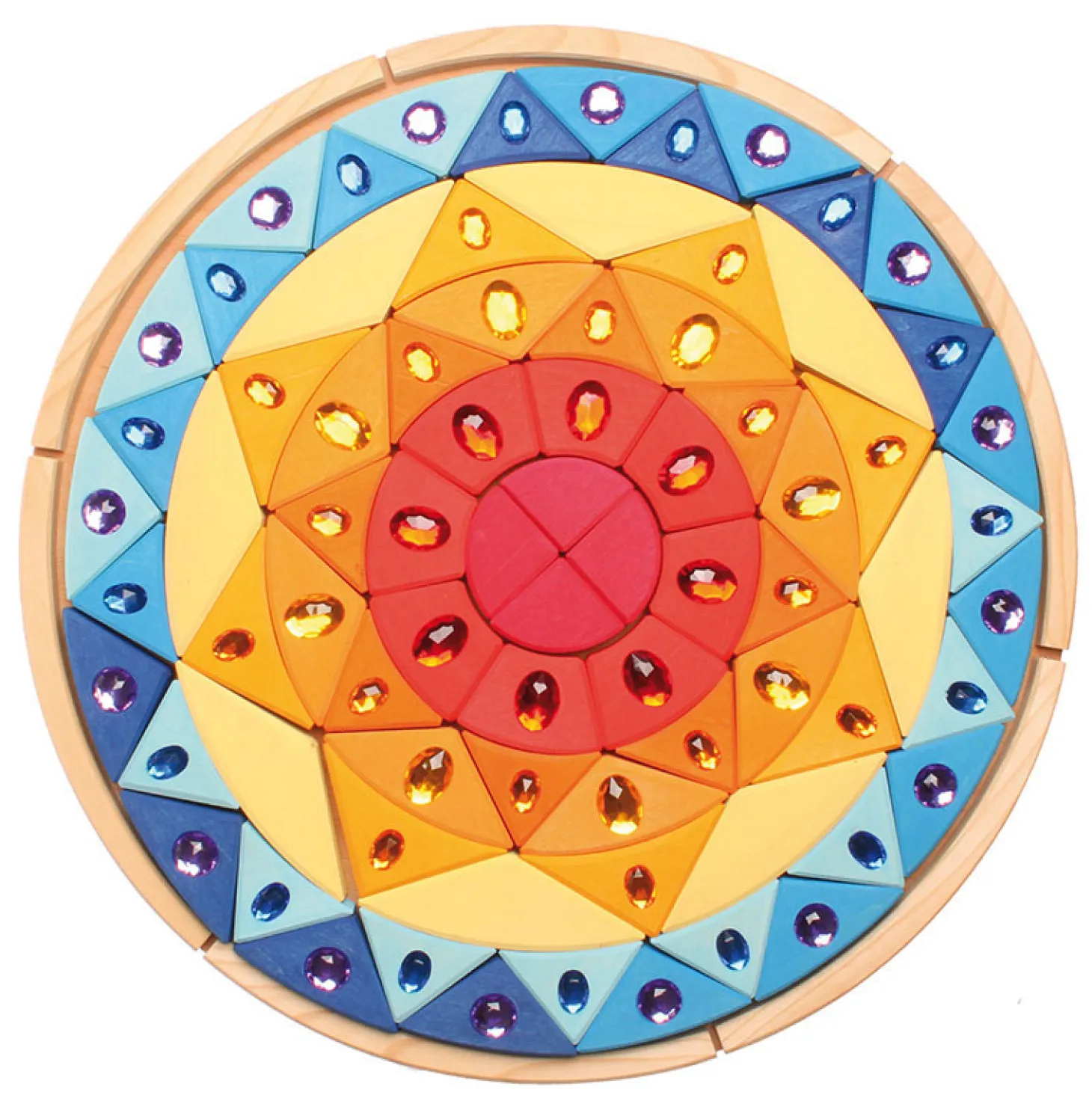 Glitzermandala Sonne