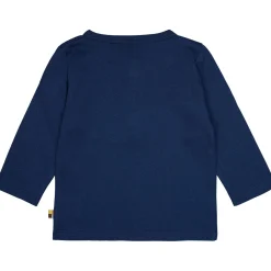 Henley Shirt Musselin ultramarin 62/68