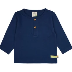 Henley Shirt Musselin ultramarin 62/68