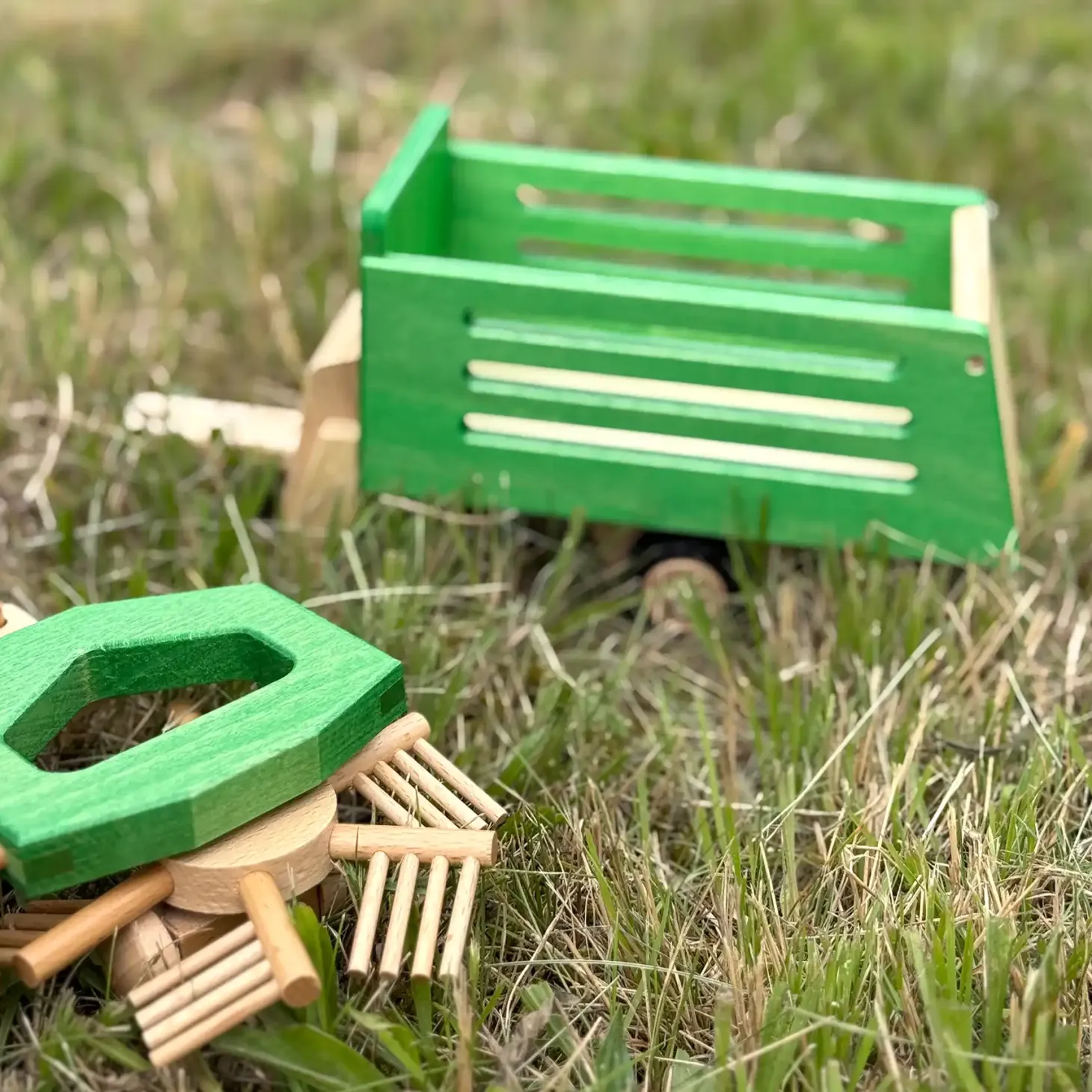 Heu-Ladewagen