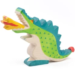 Holzfigur Drache