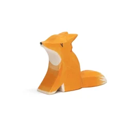 Holztier Fuchs klein sitzend