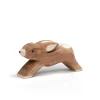 Holztier Hase laufend