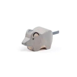 Holztier Maus