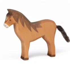 Holztier Pferd Braun
