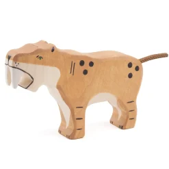 Holztier Säbelzahntiger