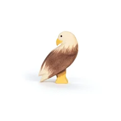 Holztier Seeadler stehend