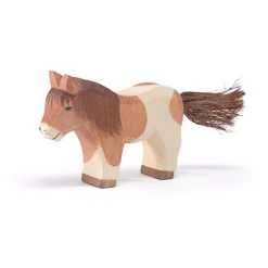 Holztier Shetland Pony stehend