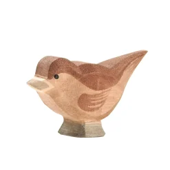Holztier Spatz