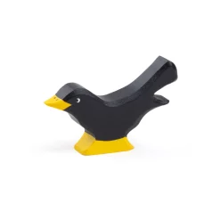 Holztier Vogel Amsel