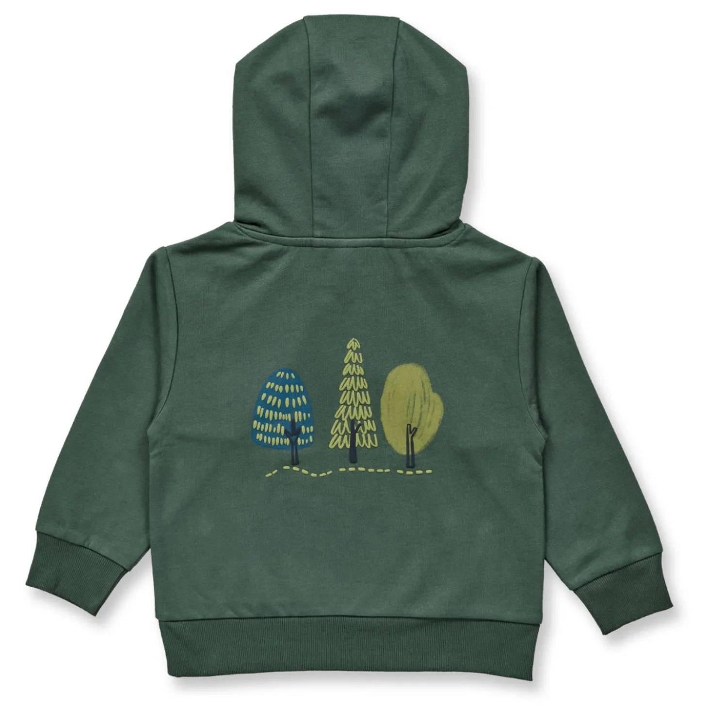 Hoodie "Bäume" dark green 104