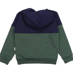 Hoodie dunkelblau-grün 128