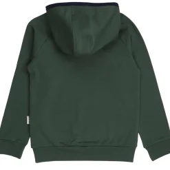 Hoodie "Walflosse"dunkelgrün 116