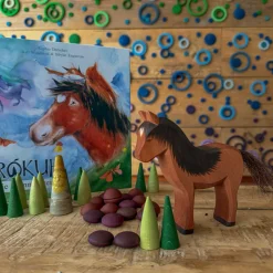 Hrókur Set (Buch, Holzpferd & Kreativset)