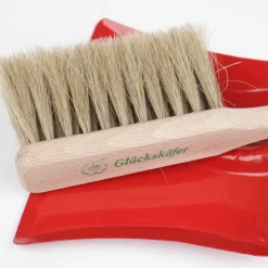 Kehrschaufel mit Handfeger rot