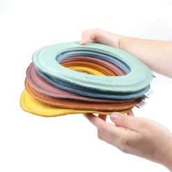 Kinder Frisbee Leder honey (Gr. L)