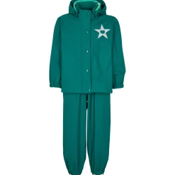 Kinder Regenbekleidung grün 116