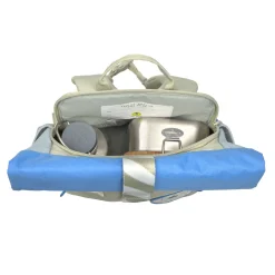 Kinderrucksack Rolltop 11L grün/blau