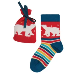 Kindersocken im Geschenkesäckchen 