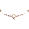Kinderwagenkette "Herz" pink