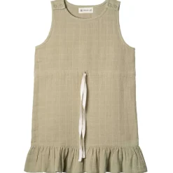 Kleid Musselin Salbei 86/92