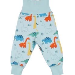 Krabbelhose "Dinosaurier" hellblau 50/56