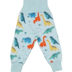 Krabbelhose "Dinosaurier" hellblau 50/56