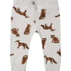 Krabbelhose "Fuchs" natur meliert 56