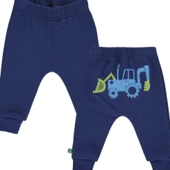 Krabbelhose "Traktoren" blau 68