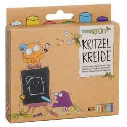 Kritzelkreide 6 Farben