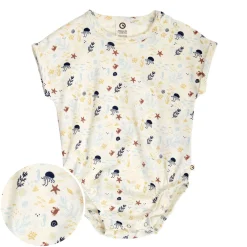 Kurzarmbody „Sea“ creme 62