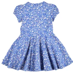 Kurzarmkleid mit Puffärmeln „Primrose“ azure blue 128
