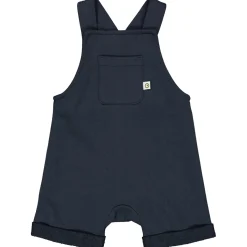 Kurze Sweat-Latzhose dunkelblau 86