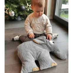 Kuschelkissen Elefant "Otti" grau