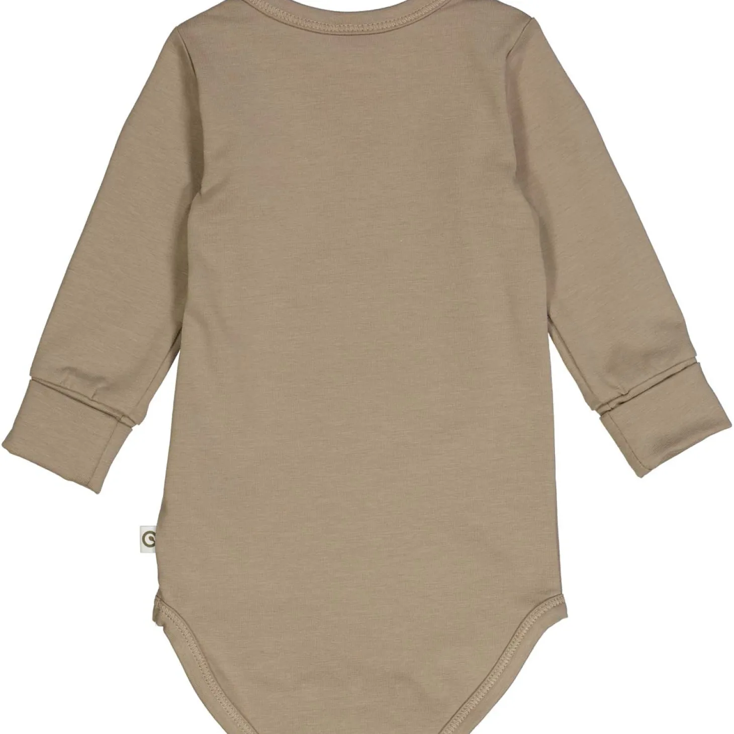Langarmbody braunbeige 68