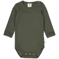 Langarmbody dunkelgrün 74