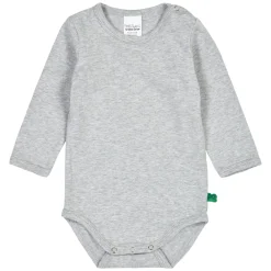 Langarmbody grau 80