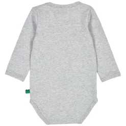Langarmbody grau 80