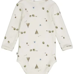 Langarmbody "kleine Farm" creme 68