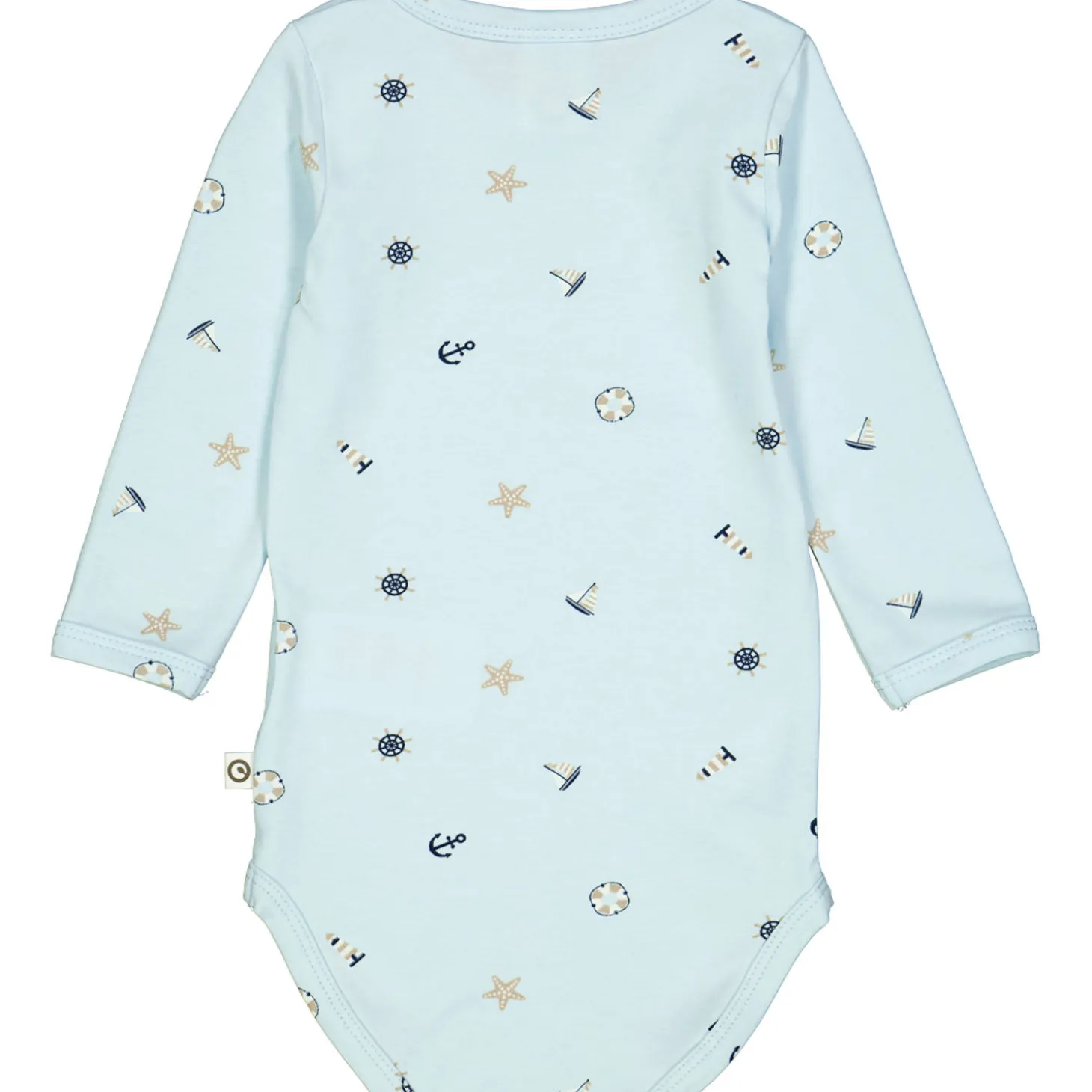 Langarmbody "Maritim" hellblau 56