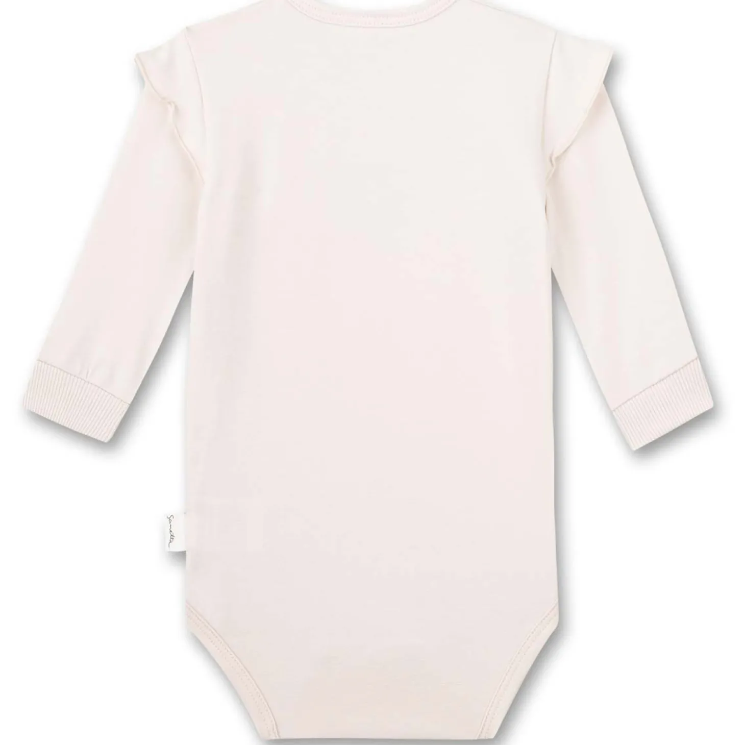 Langarmbody "Piepmatz" creme 80