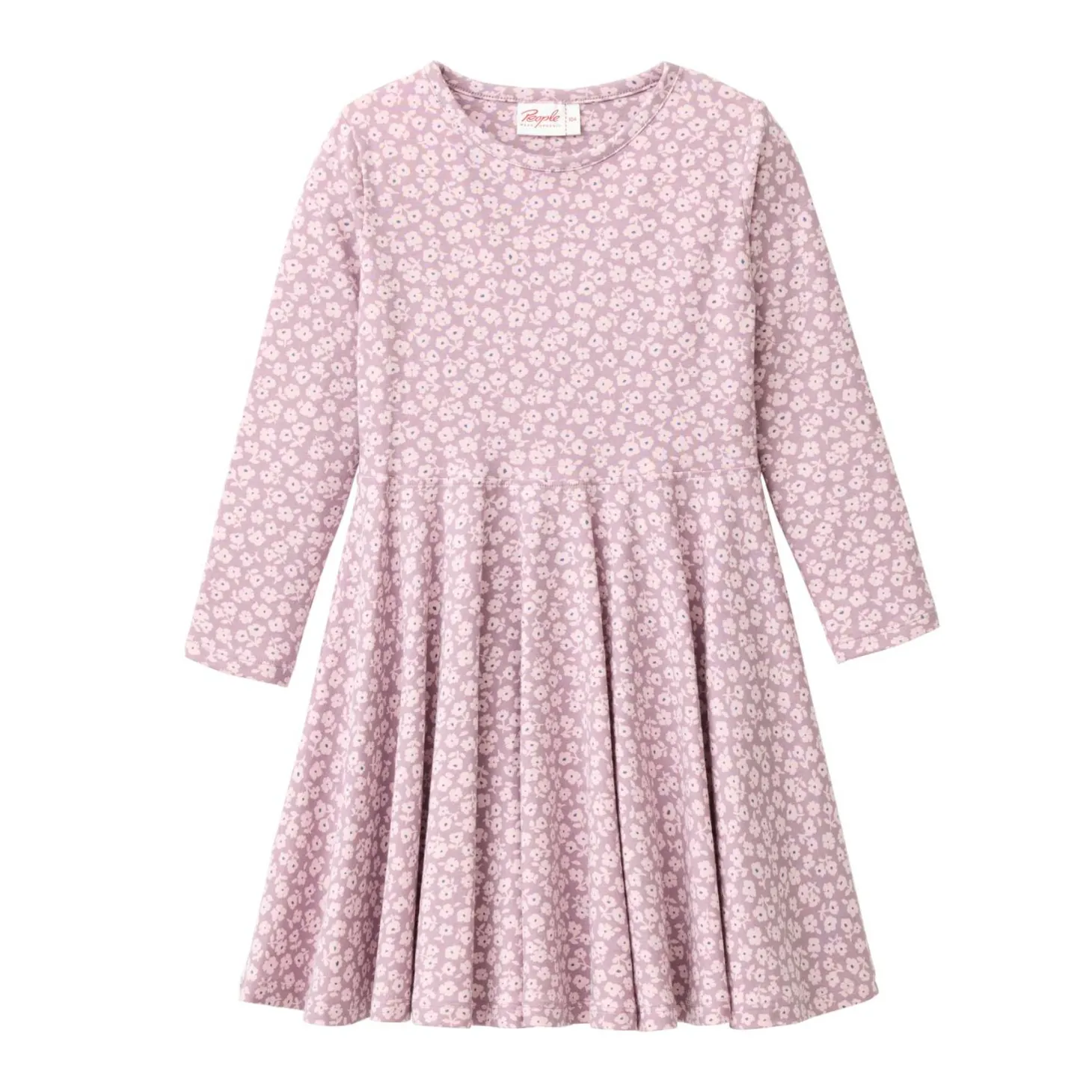 Langarm-Kleid "Veilchen" malve 110