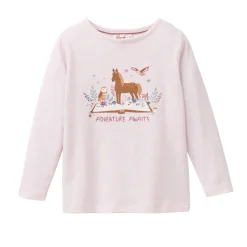 Langarmshirt "Buch" hellviolett 122/128
